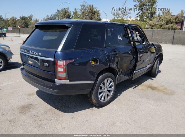 SALGS2KF9GA272923 2016 LAND ROVER RANGE ROVER Dark Blue Rear right