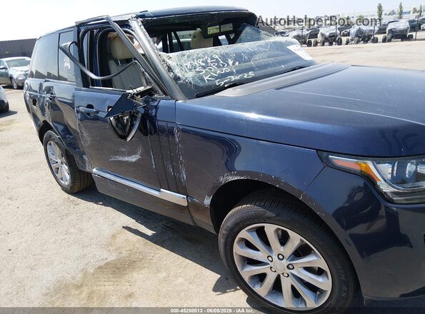 SALGS2KF9GA272923 2016 LAND ROVER RANGE ROVER Dark Blue 