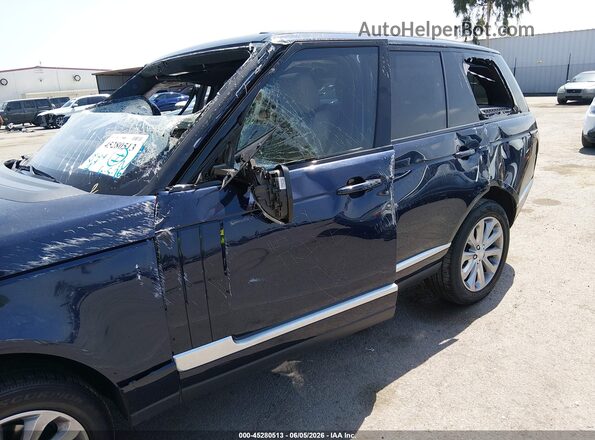 SALGS2KF9GA272923 2016 LAND ROVER RANGE ROVER Dark Blue 