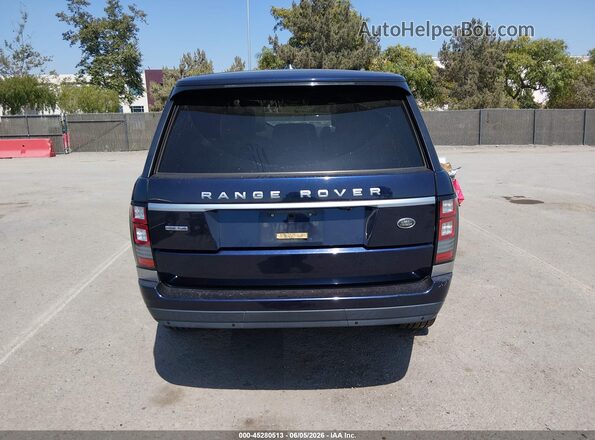 SALGS2KF9GA272923 2016 LAND ROVER RANGE ROVER Dark Blue 