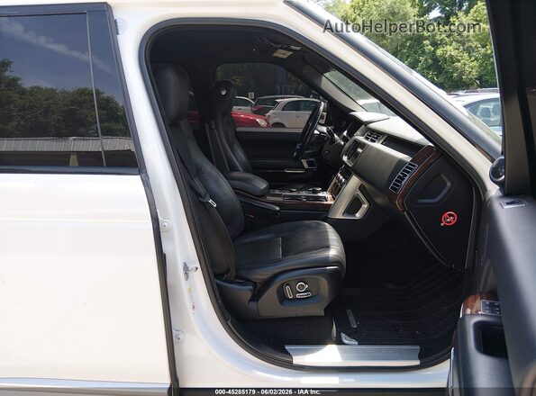 SALGS2PF3GA306167 2016 LAND ROVER RANGE ROVER White Front interior view