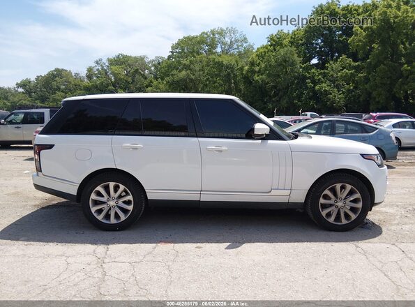 SALGS2PF3GA306167 2016 LAND ROVER RANGE ROVER White Rear interior view