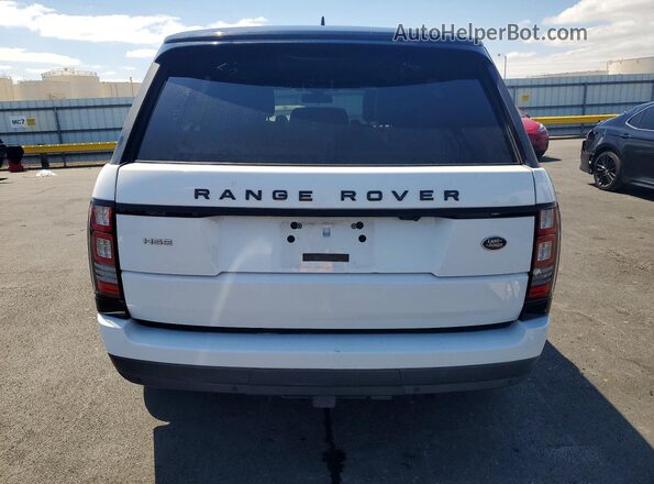 SALGS2PF6GA288411 2016 LAND ROVER RANGE White 