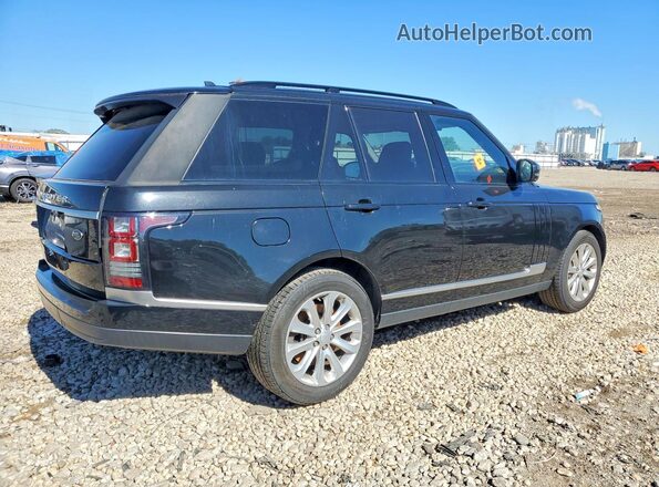 SALGS2PF6GA290482 2016 LAND ROVER RANGE Black უკანა მარჯვენა