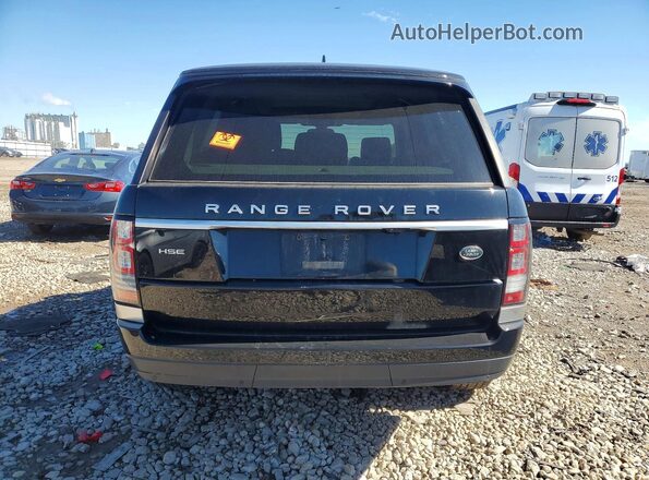 SALGS2PF6GA290482 2016 LAND ROVER RANGE Black უკანა ხედი