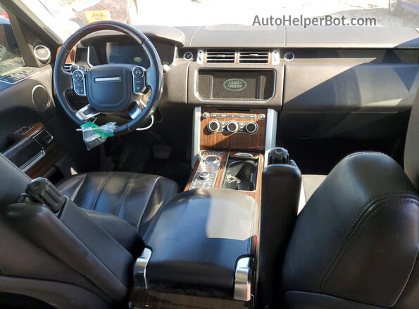 SALGS2PF6GA290482 2016 LAND ROVER RANGE Black წინა პანელის ხედი