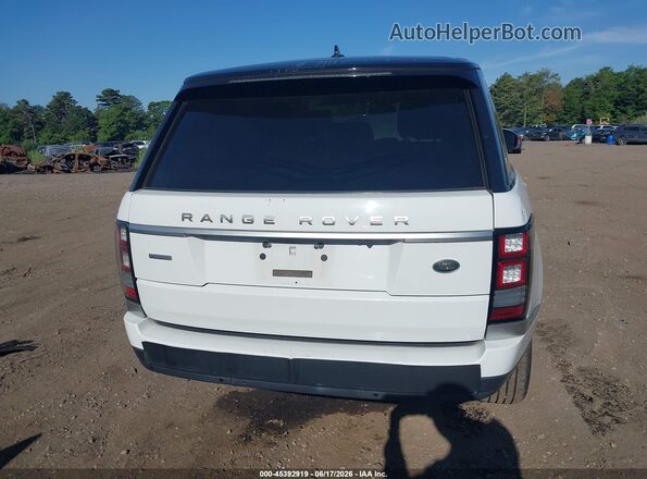 SALGS2PF8GA313650 2016 LAND ROVER RANGE ROVER White 