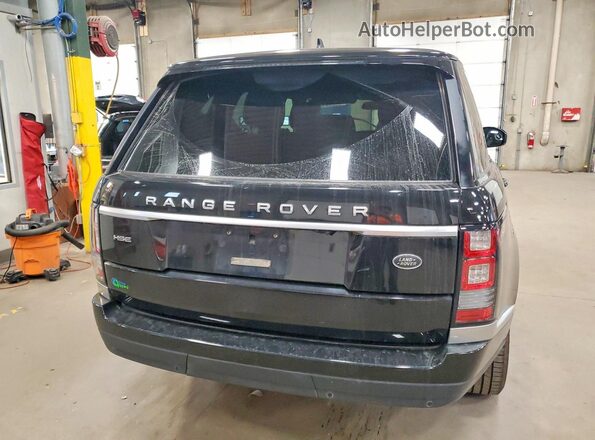 SALGS2PFXGA317652 2016 LAND ROVER RANGE Black Հետևի տեսք
