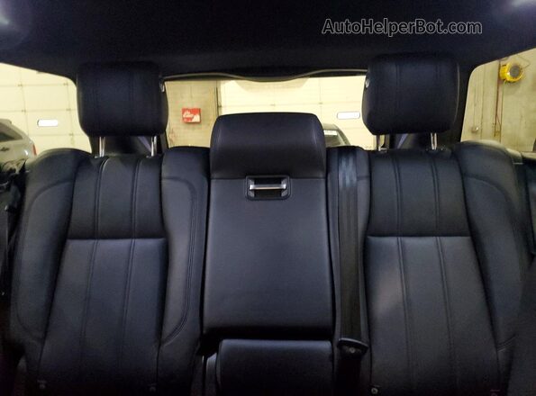 SALGS2PFXGA317652 2016 LAND ROVER RANGE Black Հետևի նստատեղերի տեսք