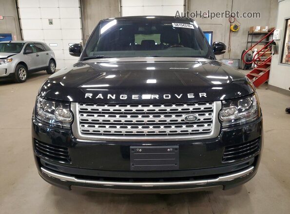 SALGS2PFXGA317652 2016 LAND ROVER RANGE Black Դիմացի տեսք
