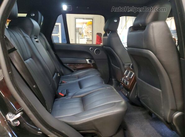 SALGS2PFXGA317652 2016 LAND ROVER RANGE Black Սալոնի հետևի տեսք