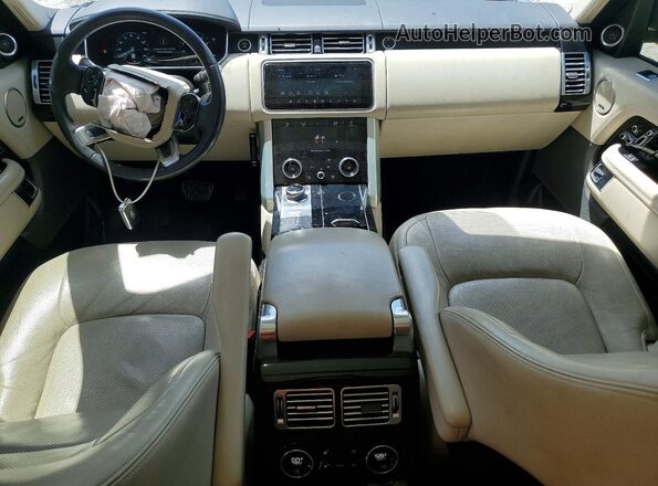 SALGS2RE1KA541700 2019 LAND ROVER RANGE Gray Առջևի վահանակի տեսք