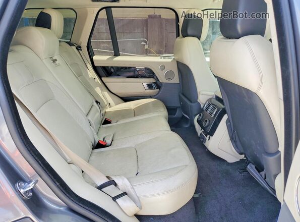 SALGS2RE1KA541700 2019 LAND ROVER RANGE Gray Հետևի նստատեղերի տեսք
