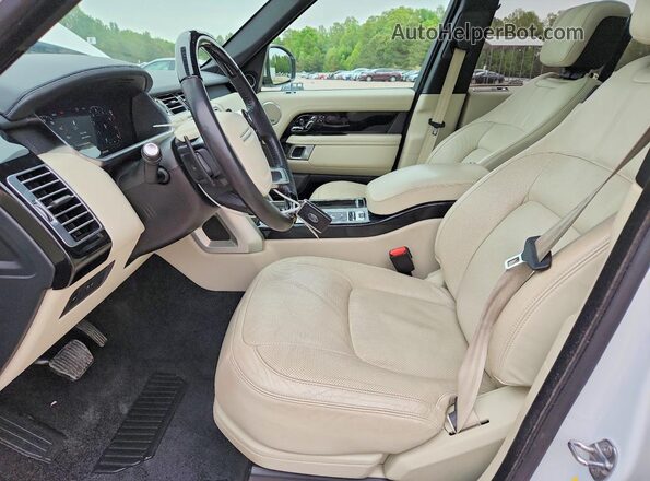 SALGS2RE1KA545472 2019 LAND ROVER RANGE White წინა სალონის ხედი