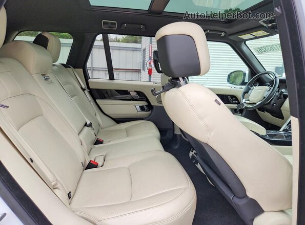SALGS2RE1KA545472 2019 LAND ROVER RANGE White უკანა სალონის ხედი
