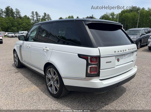 SALGS2RE3JA504288 2018 LAND ROVER RANGE ROVER White Trasero izquierdo