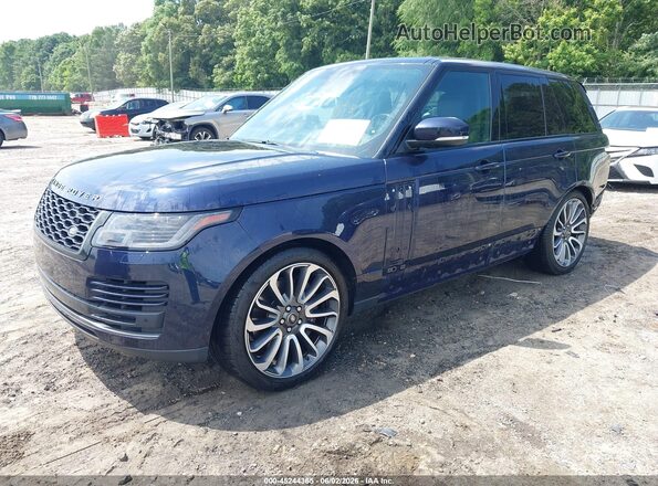 SALGS2RE5JA511646 2018 LAND ROVER RANGE ROVER Navy Przód lewy