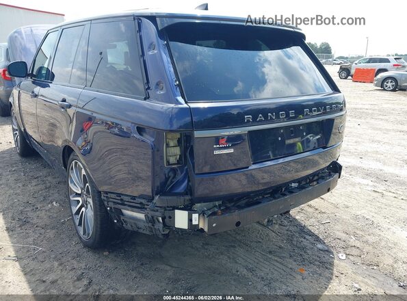 SALGS2RE5JA511646 2018 LAND ROVER RANGE ROVER Navy Widok z przodu