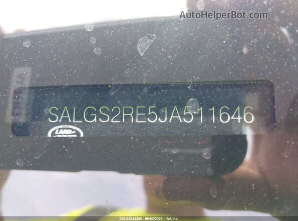 SALGS2RE5JA511646 2018 LAND ROVER RANGE ROVER Navy 