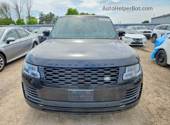 SALGS2RE5KA548259 2019 LAND ROVER RANGE Black Widok z przodu