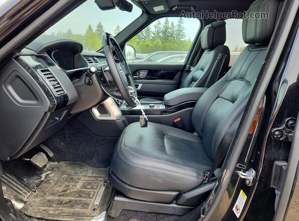 SALGS2RE5KA548259 2019 LAND ROVER RANGE Black Widok wnętrza z przodu