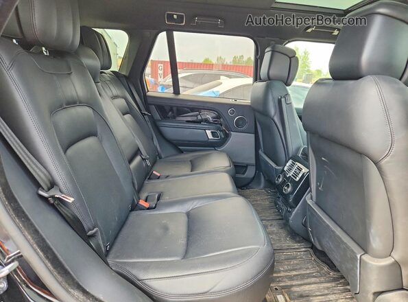 SALGS2RE5KA548259 2019 LAND ROVER RANGE Black Widok wnętrza z tyłu