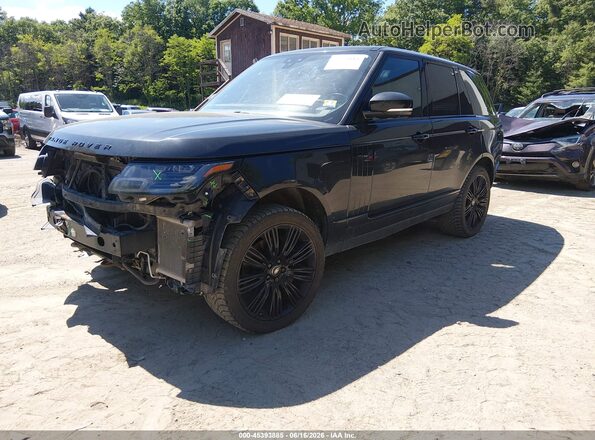 SALGS2RE6KA518493 2019 LAND ROVER RANGE ROVER Black წინა მარცხენა ხედი სამი მეოთხედიდან