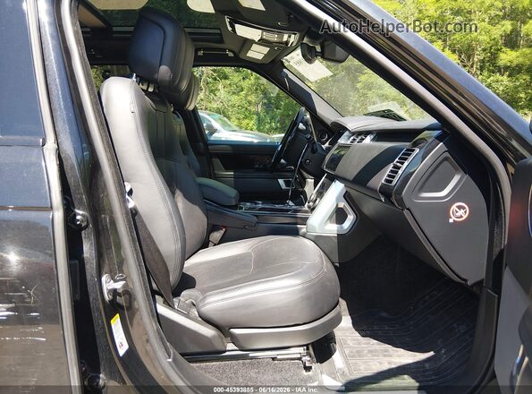 SALGS2RE6KA518493 2019 LAND ROVER RANGE ROVER Black წინა სალონის ხედი