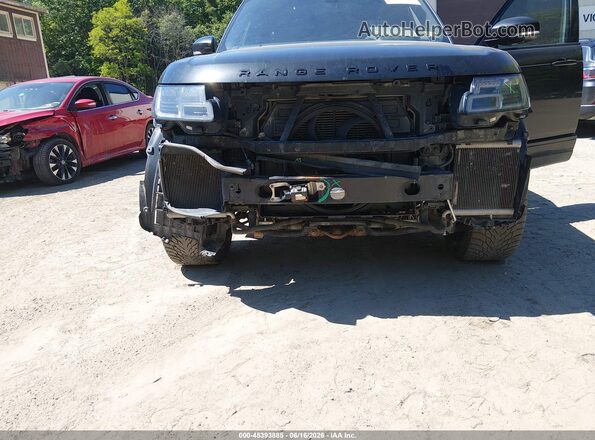 SALGS2RE6KA518493 2019 LAND ROVER RANGE ROVER Black წინა ხედი