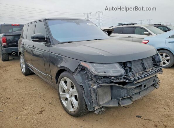 SALGS2RE7JA515021 2018 LAND ROVER RANGE Gray Delantero derecho