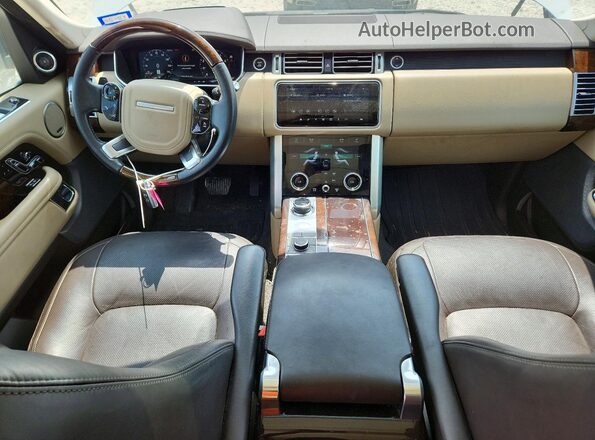 SALGS2RE8KA520360 2019 LAND ROVER RANGE White Առջևի վահանակի տեսք