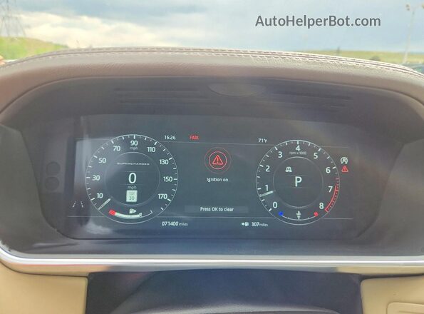 SALGS2RE9JA501024 2018 LAND ROVER RANGE Blue Widok zestawu wskaźników