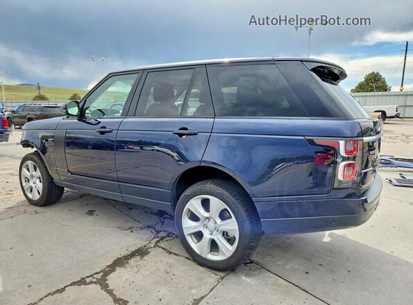 SALGS2RE9JA501024 2018 LAND ROVER RANGE Blue Tył lewy
