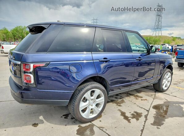 SALGS2RE9JA501024 2018 LAND ROVER RANGE Blue Tył prawy