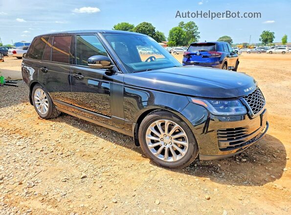 SALGS2RK6LA585537 2020 LAND ROVER RANGE Черный Передняя правая четверть