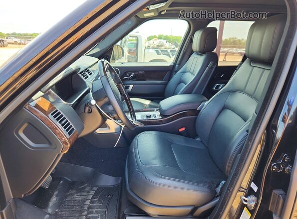 SALGS2RK6LA585537 2020 LAND ROVER RANGE Черный Вид салона спереди