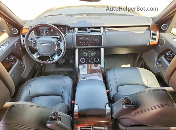 SALGS2RK6LA585537 2020 LAND ROVER RANGE Черный Вид панели приборов