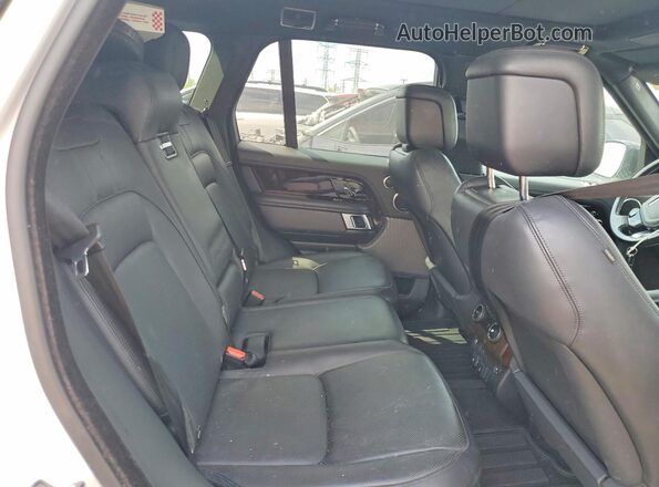 SALGS2RU2LA413460 2020 LAND ROVER RANGE White Rear seats view