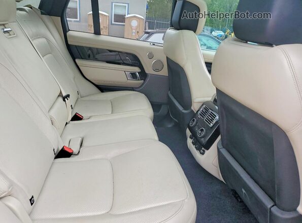 SALGS2RU2LA576187 2020 LAND ROVER RANGE Black Widok wnętrza z tyłu