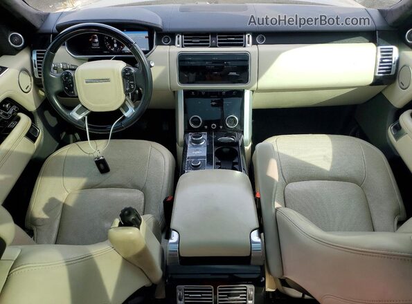 SALGS2RU2LA576187 2020 LAND ROVER RANGE Black Widok deski rozdzielczej