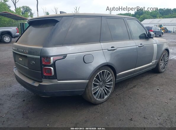 SALGS2RU3NA464744 2022 LAND ROVER RANGE ROVER Gray Rear right