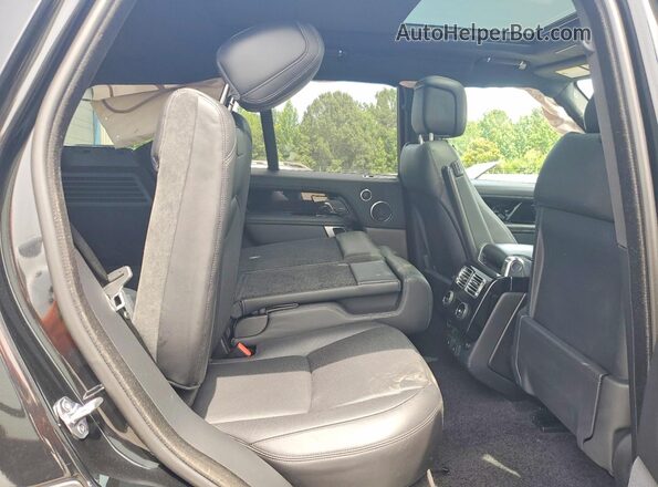 SALGS2RU6MA424558 2021 LAND ROVER RANGE Black Սալոնի հետևի տեսք