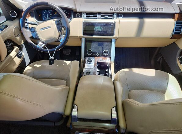 SALGS2RU8LA586786 2020 LAND ROVER RANGE Silver Առջևի վահանակի տեսք