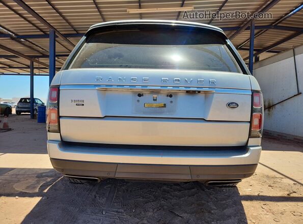 SALGS2RU8LA586786 2020 LAND ROVER RANGE Silver Հետևի տեսք