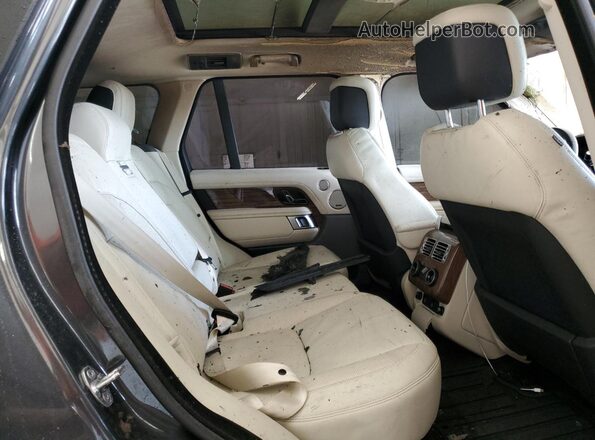 SALGS2RU8MA448148 2021 LAND ROVER RANGE Gray Widok wnętrza z tyłu