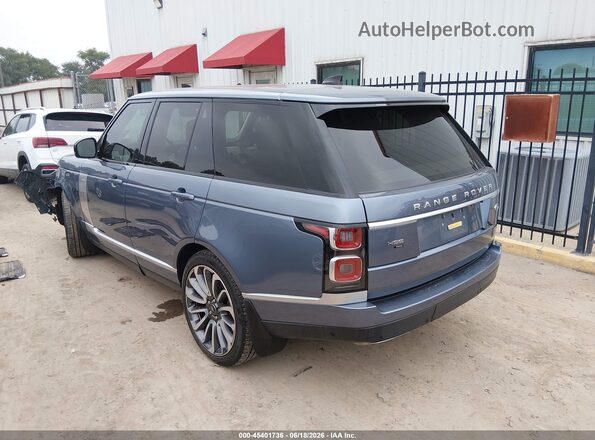 SALGS2RU8MA448215 2021 LAND ROVER RANGE ROVER Blue უკანა მარცხენა