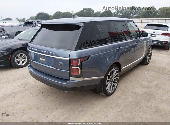 SALGS2RU8MA448215 2021 LAND ROVER RANGE ROVER Blue უკანა მარჯვენა