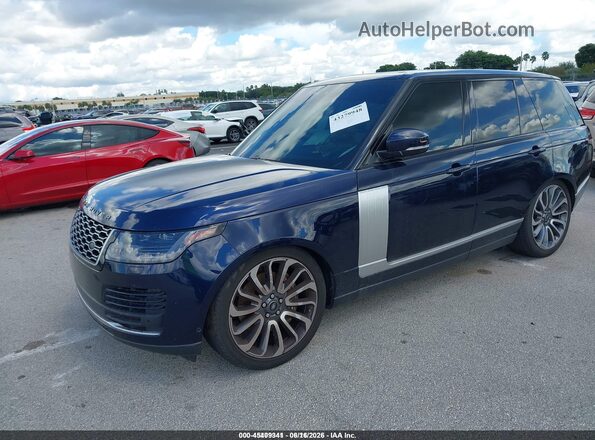 SALGS2SE3LA568926 2020 LAND ROVER RANGE ROVER Blue Vista tres cuartos delantera izquierda