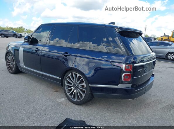 SALGS2SE3LA568926 2020 LAND ROVER RANGE ROVER Blue Trasero izquierdo
