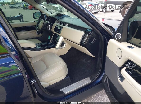 SALGS2SE3LA568926 2020 LAND ROVER RANGE ROVER Blue Vista interior delantera